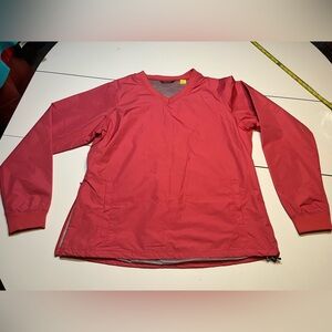 Cabela's women's packable windbreaker jacket large salmon pink